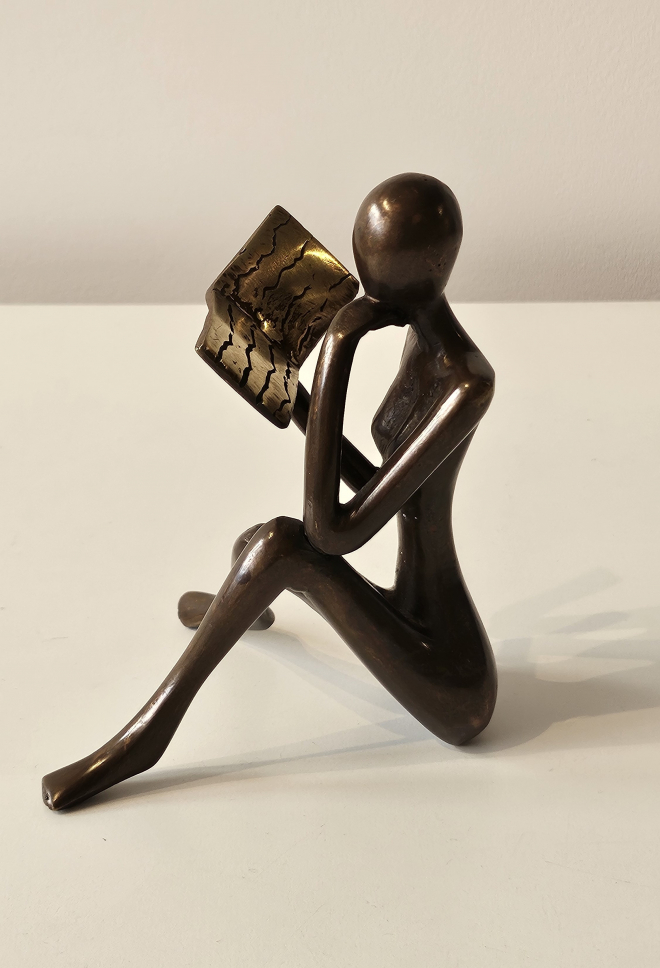 Petite liseuse 4 - Bronze-Carl JAUNAY