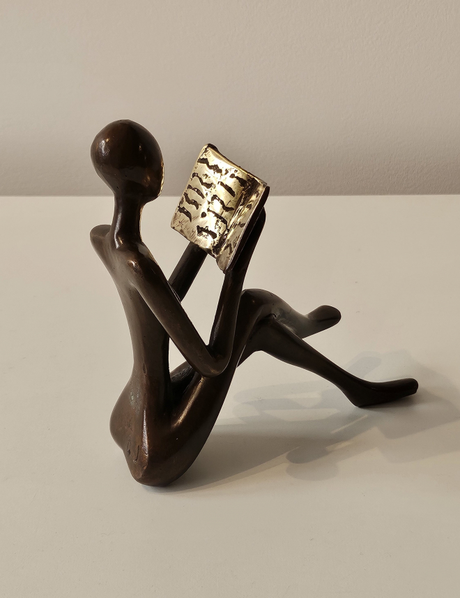 Petite liseuse 3 - Bronze-Carl JAUNAY