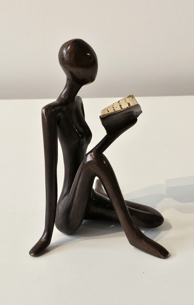 Petite liseuse 2 - Bronze-Carl JAUNAY