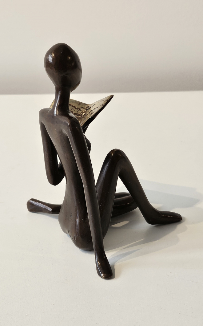 Petite liseuse 2 - Bronze-Carl JAUNAY