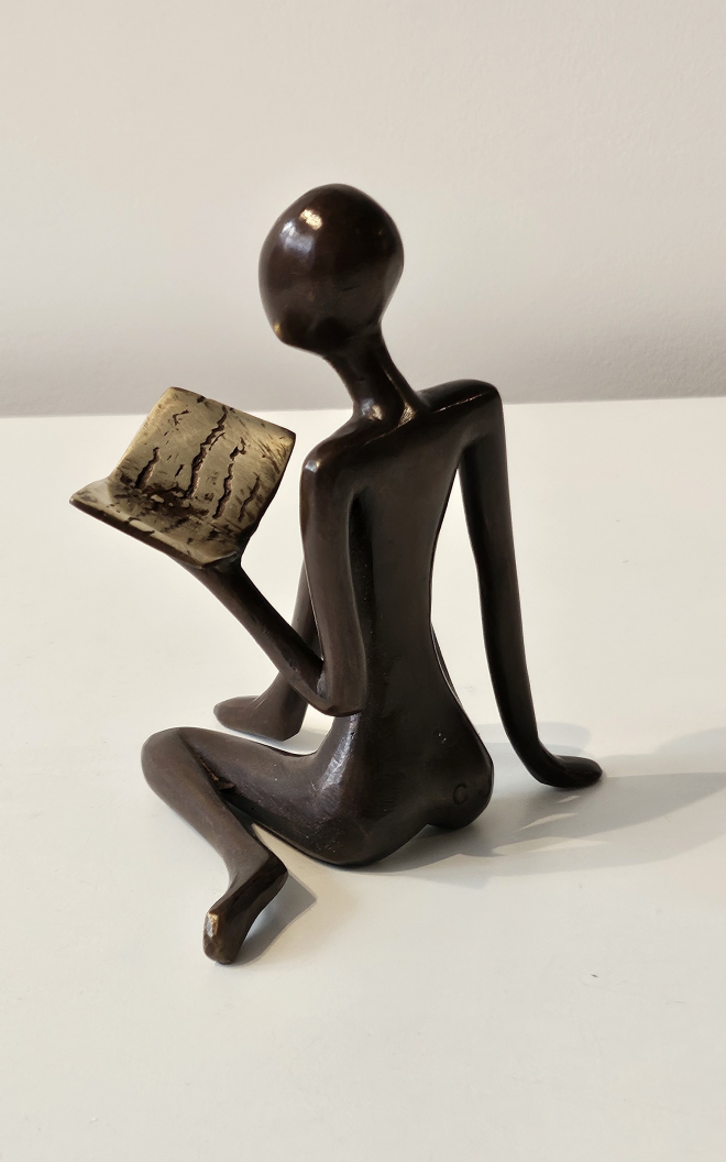 Petite liseuse 2 - Bronze-Carl JAUNAY