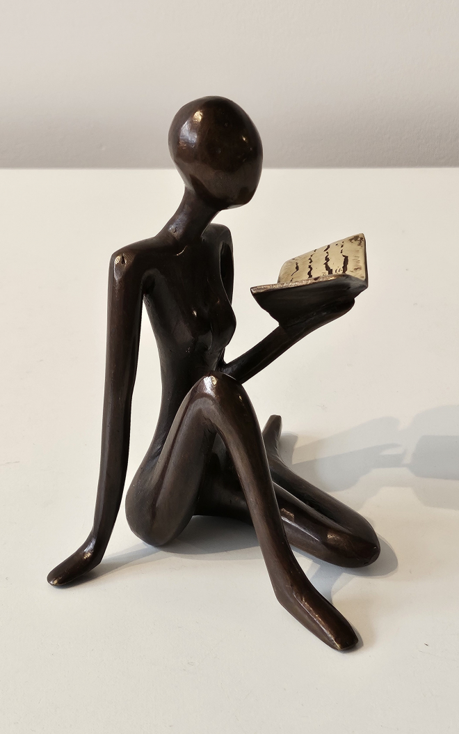 Petite liseuse 2 - Bronze-Carl JAUNAY