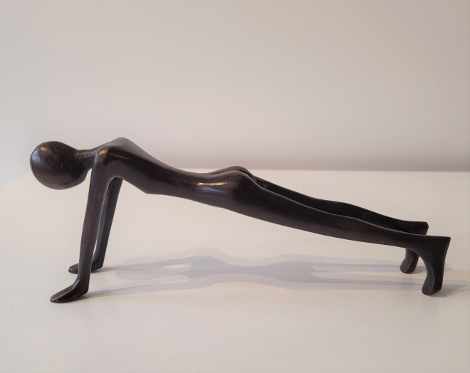 Yoga Position 8 - Bronze-Carl JAUNAY