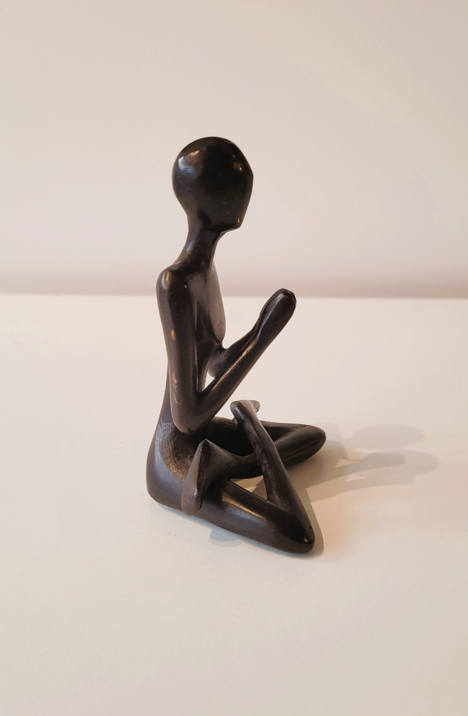 Yoga position 4 - Bronze-Carl JAUNAY
